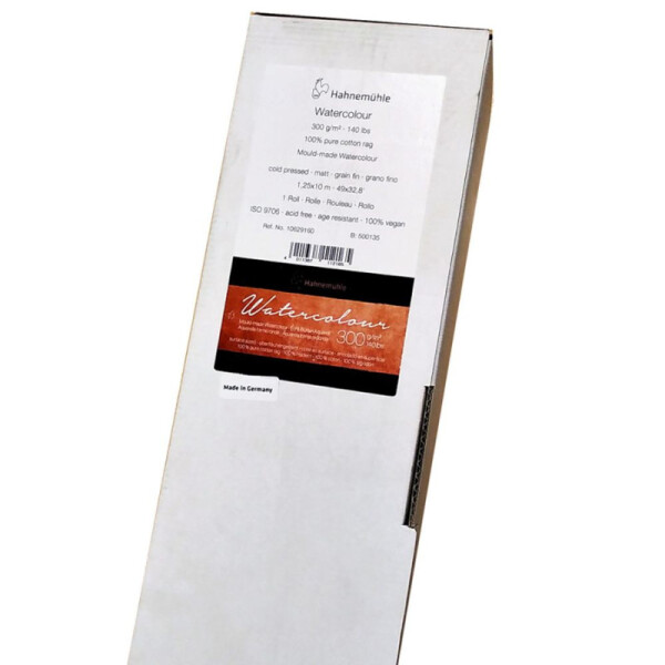 Rollo papel p/acuarela 1.25 x 10 m - Hahnemuhle Única