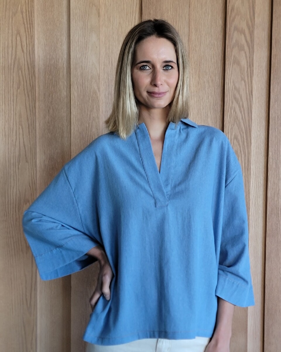 Bluson Ambar - Denim Celeste 