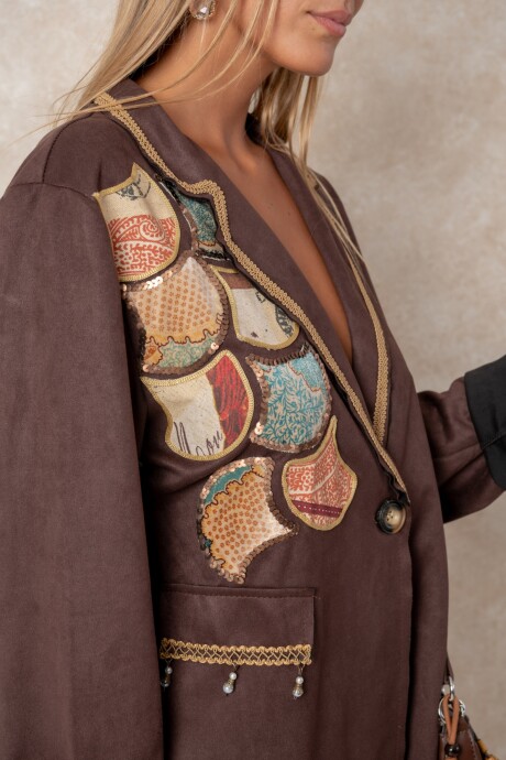 CHAQUETA ROSANGELA Chocolate