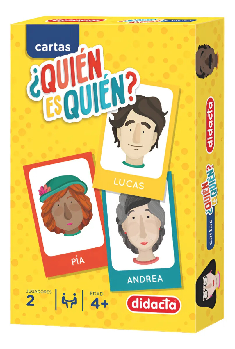 Juego de Mesa Quién Es Quién Cartas Didacta 