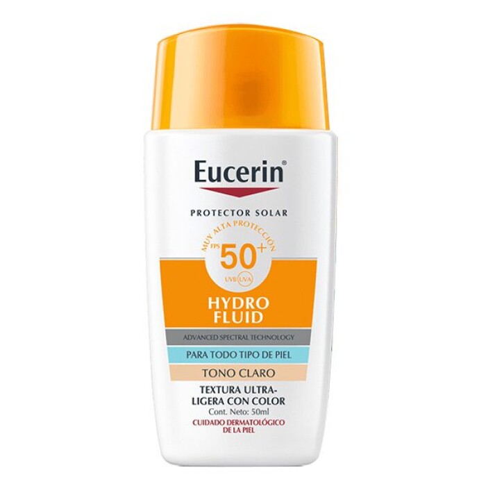 EUCERIN SUN FACIAL HYD FLU FPS 50+ CLARO única