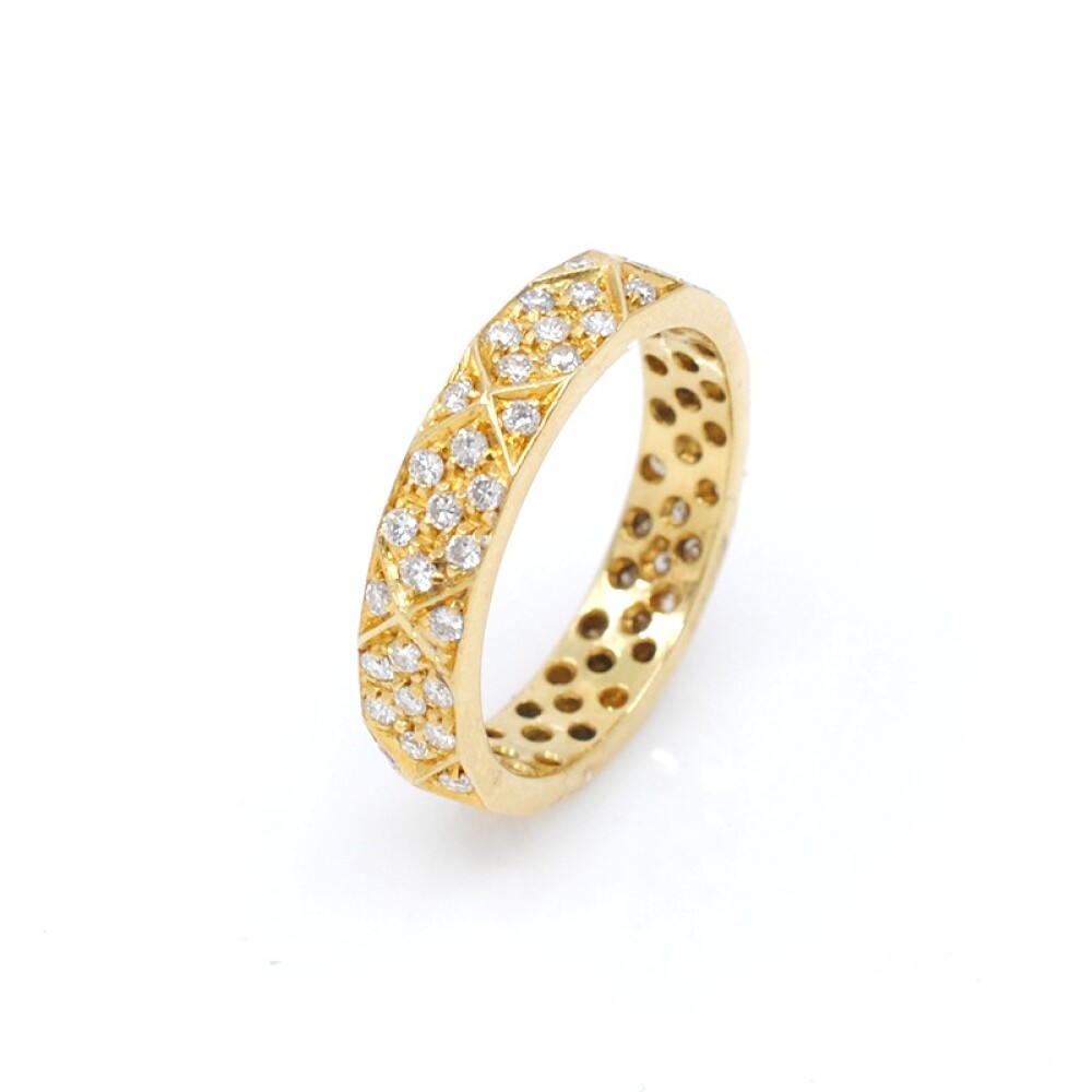 Anillo en oro 18k y brillantes Anillo en oro 18k y brillantes