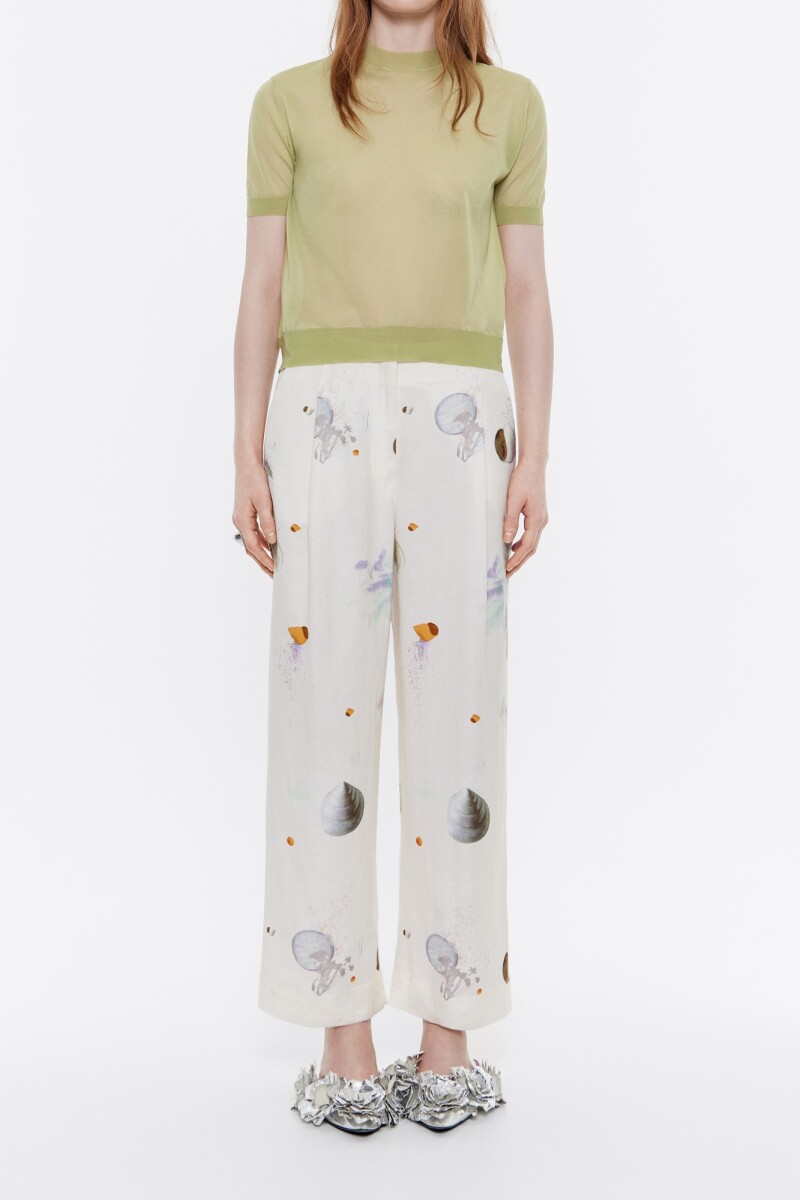 PANTALÓN MUJER WAVES Marfil