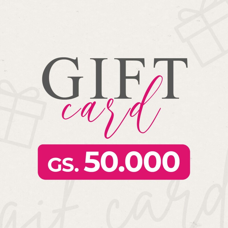 GIFTCARD 50.000 GS. Unica