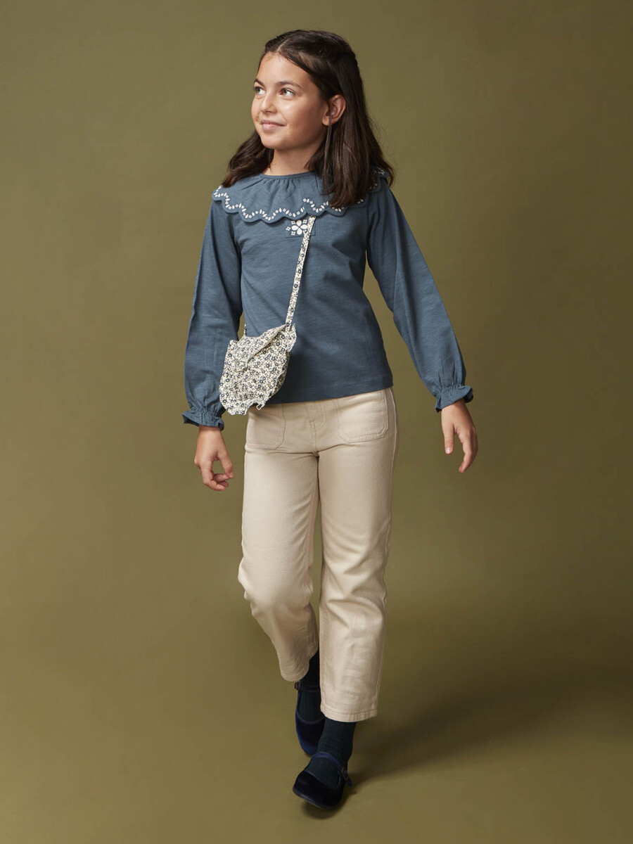 Bolso De Rayas Petroleo