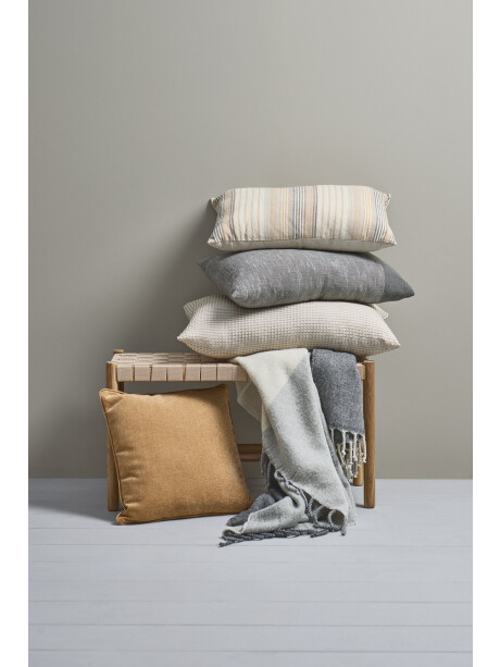 Manta throw LUNDKARSE 130x170 lana gris/beige Manta throw LUNDKARSE 130x170 lana gris/beige