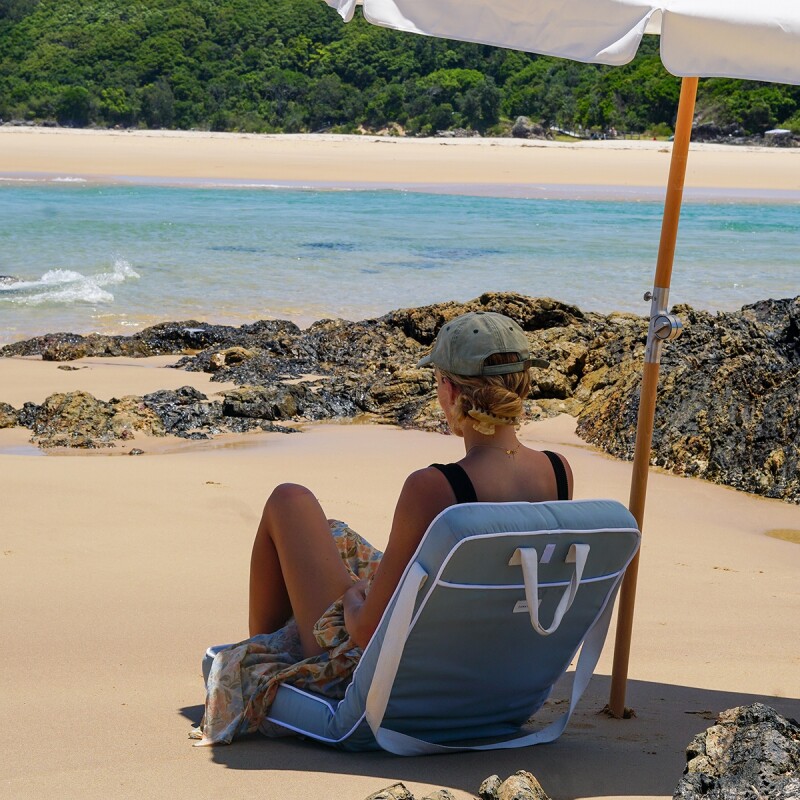 FOL.CHAIR Silla Reposera 6 Posiciones Regulables Sunnylife Sea Sage