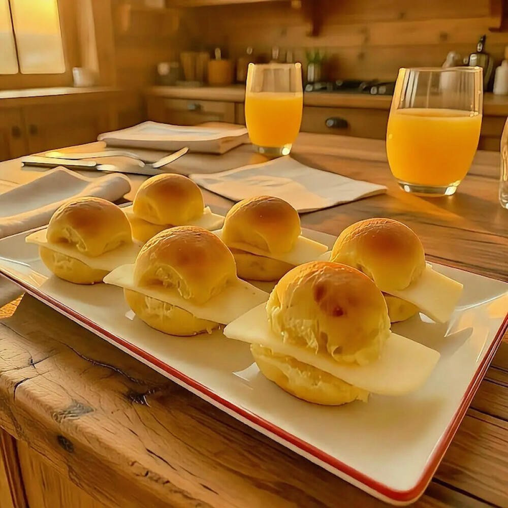 6 Pebetes de Queso 6 Pebetes de Queso