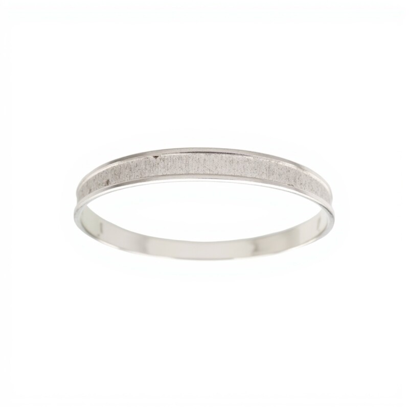 Esclava rayada con borde fina-Plata 925-Sin piedra-ES3003 sinpiedra