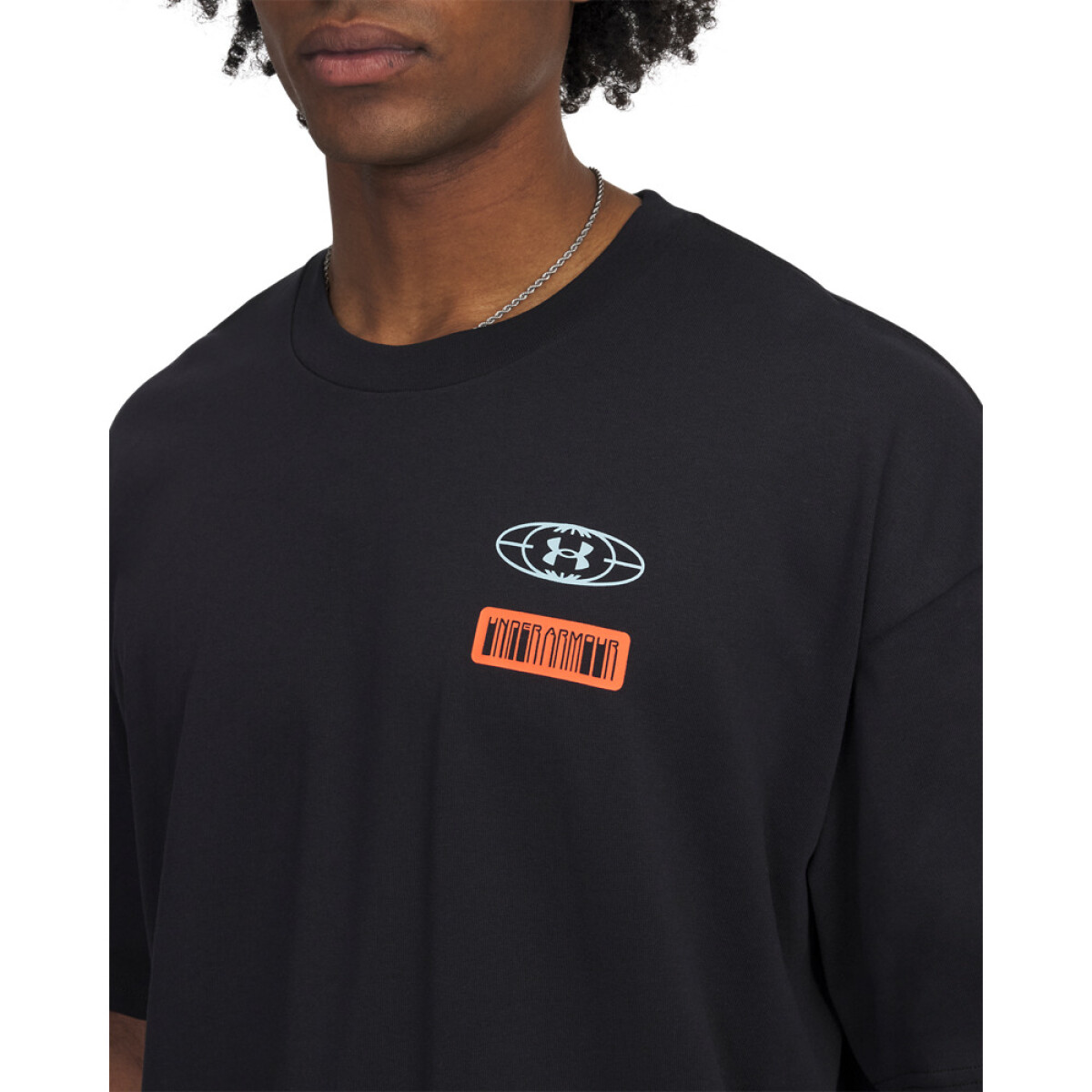 UA M HWT Hoops Mix Tape SS-BLK - BLK-001 