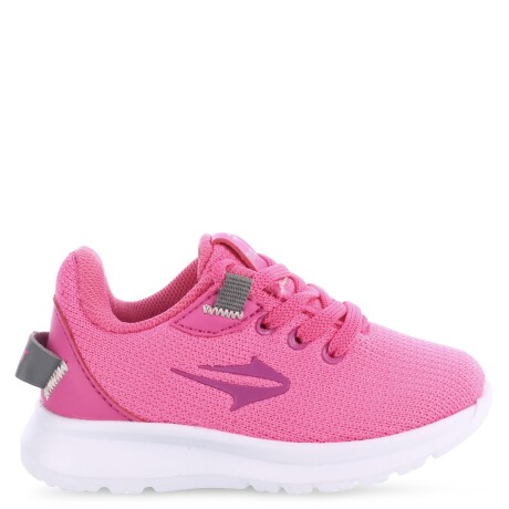 Championes de Niños Topper Lambi Bebe Fucsia - Gris