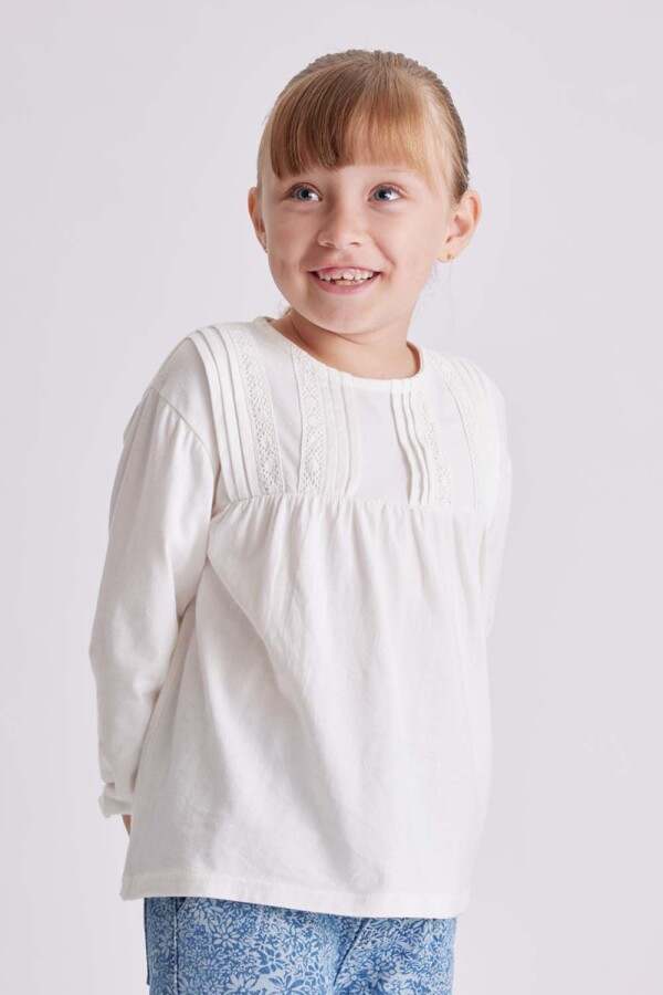 Remera blanca 2025 niña