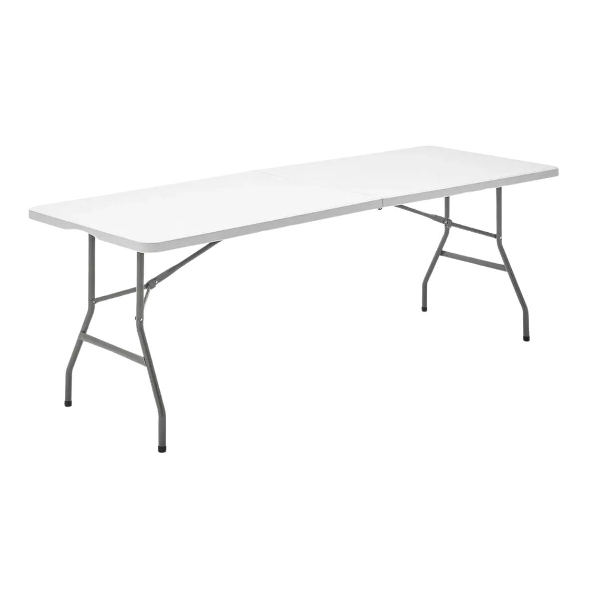 Mesa de Camping Plegable 2,40 M PRO Blanco 