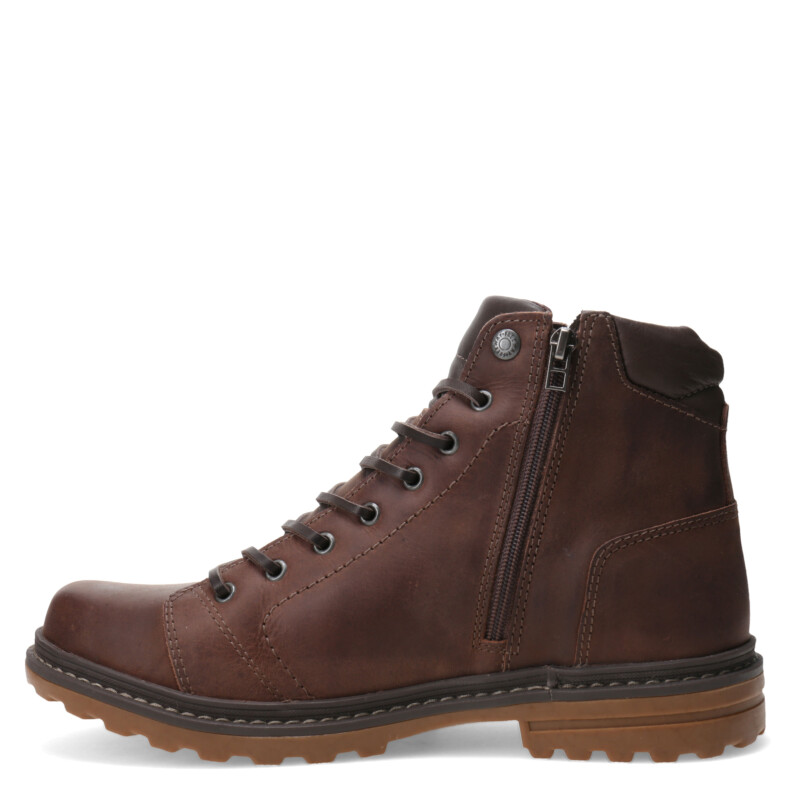 Botas de Mujer Freeway Casual Marrón Chocolate (Cuero Graso)
