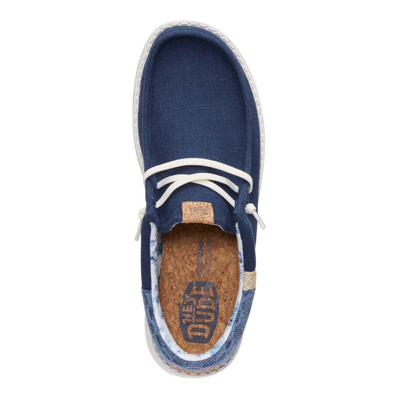 Wally Funk Summer Stitch Navy Blazer/multi