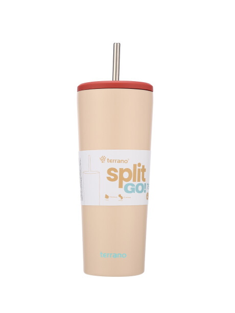 Vaso Térmico SplitGo! 750ml. Coral