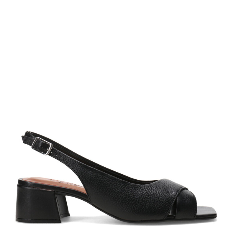 Sandalias de Mujer Bottero Cruzada Con Tira Trasera Negro