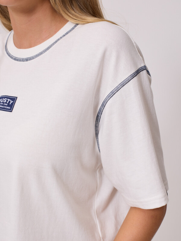 T-SHIRT RUTSU RUSTY Blanco