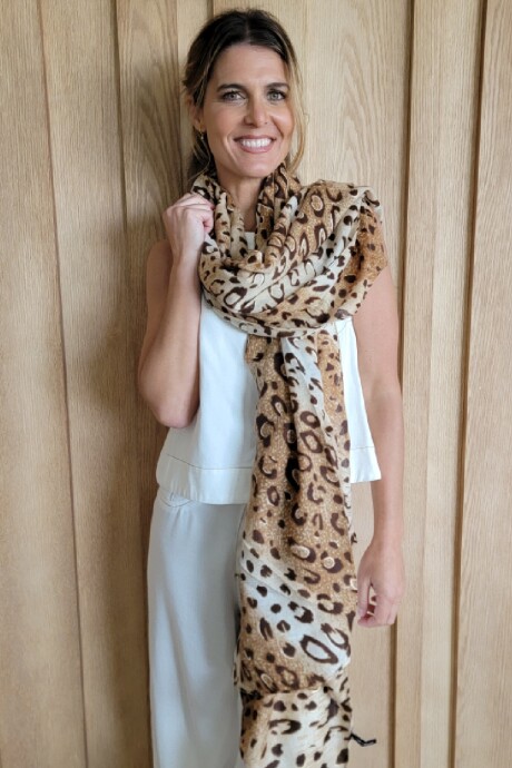 Chalina Animal Print Tostado Dorado