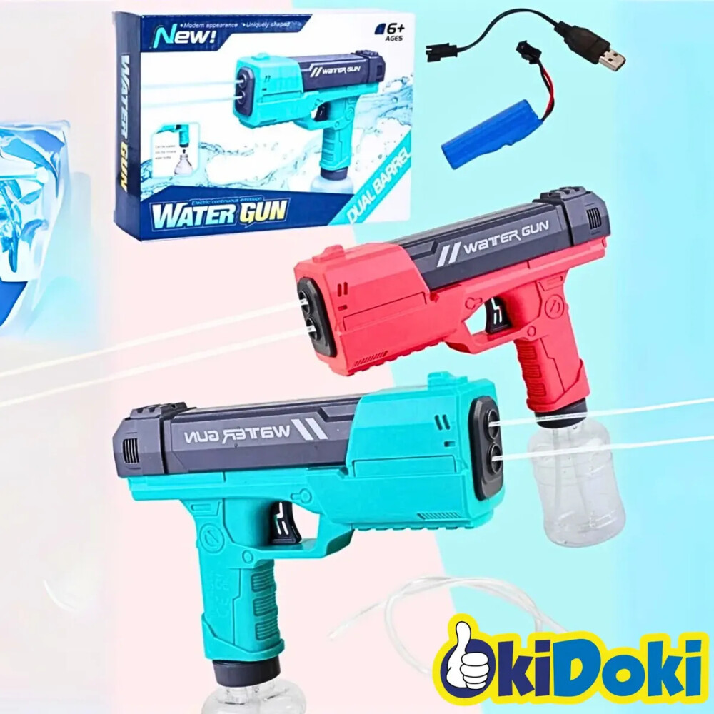 Pistola De Agua Eléctrica Azul
