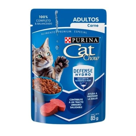 CAT CHOW ADULTO CARNE POUCH 85 GR Cat Chow Adulto Carne Pouch 85 Gr