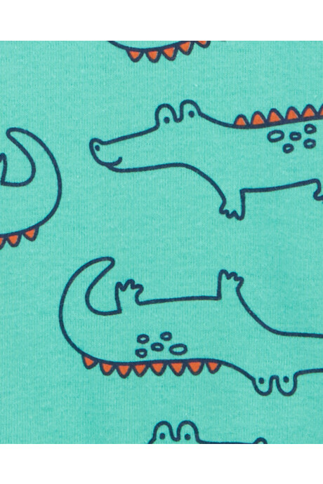 Pack cinco bodies de algodón, manga corta, diseño animales Sin color