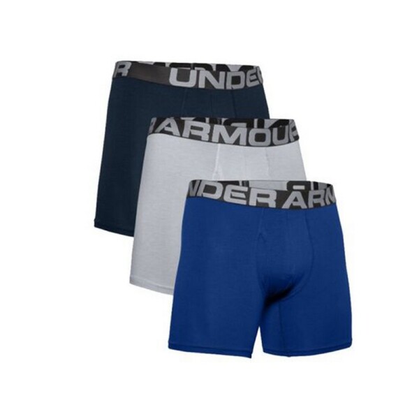 Boxer Under Armour Charged Cotton 3 Pack Azul