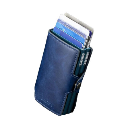 Billetera Baleine Double Kansas Original Navy Azul