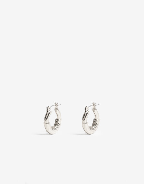 Aros Argollas Metal Aros Argollas Metal - Plateado
