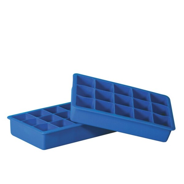 Set 2 bandejas de hielo de silicona Cuisinart azul CTG-00-ICS Set 2 bandejas de hielo de silicona Cuisinart azul CTG-00-ICS