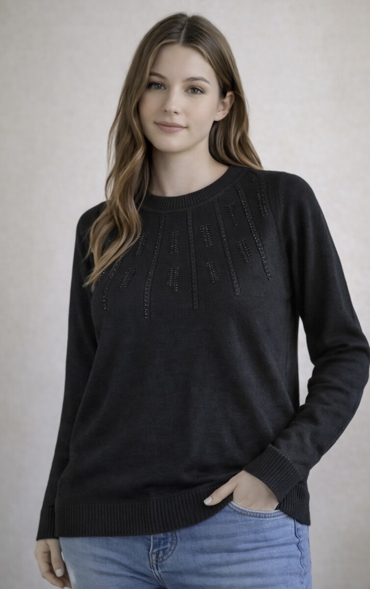 Sweater Lina - Negro 