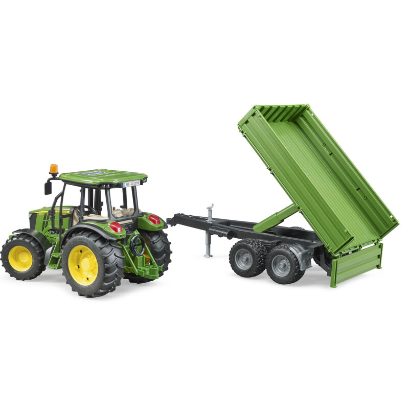 Tractor John Deere 5115 M con remolque basculante Tractor John Deere 5115 M con remolque basculante