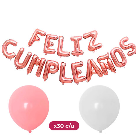 Set Globos N°14 Unicornio Feliz Cumpleaños 82 Pcs Set Globos N°14 Unicornio Feliz Cumpleaños 82 Pcs