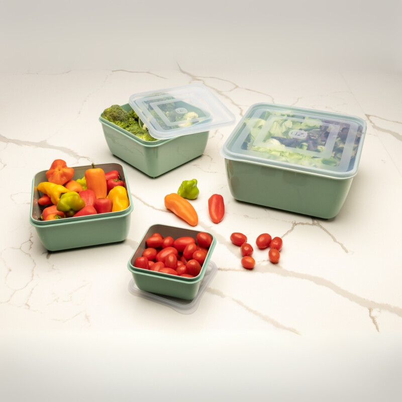 Pote multiuso cuadrado 5lts VERDE MENTA
