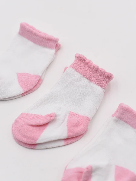 MEDIAS PACK X3 ROSA MELANGE