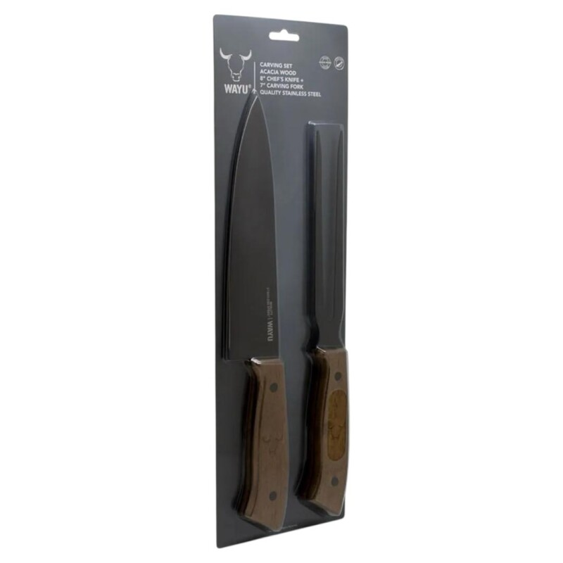 Set De Cuchillo Y Pincho Tenedor Para Asado Wayu Set De Cuchillo Y Pincho Tenedor Para Asado Wayu