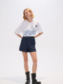 Short Femene Azul Indigo