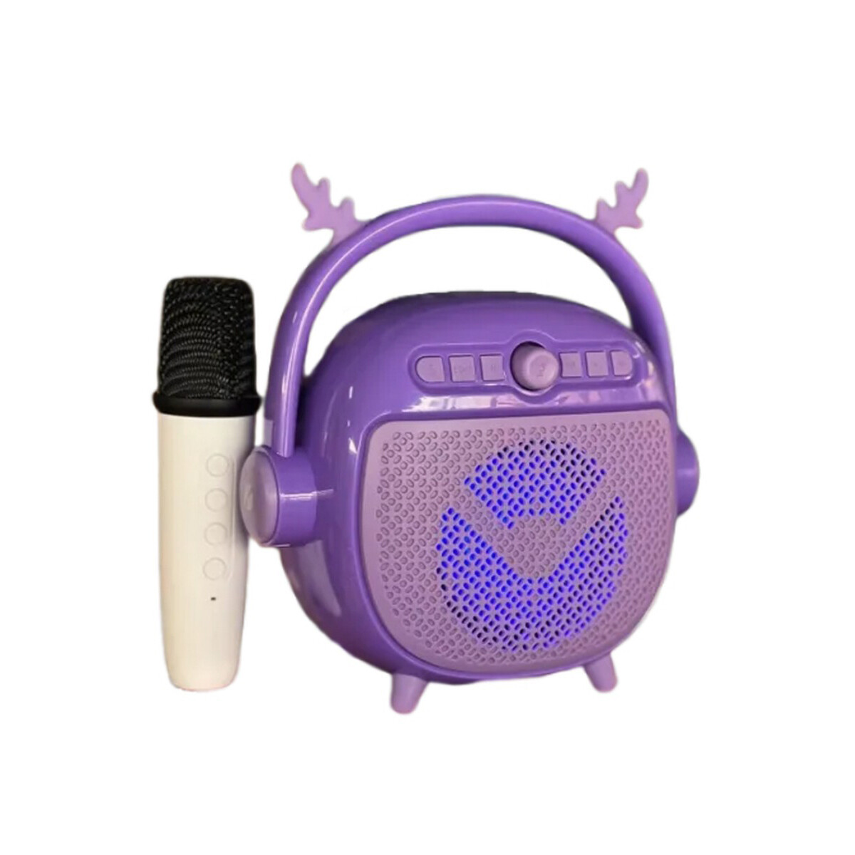 PARLANTE PORTÁTIL BLUETOOTH KTS-1863 INFANTIL CON MICRÓFONO VIOLETA 