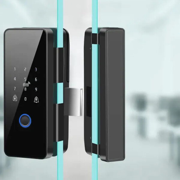 Cerradura Tuya Smart Wifi Puerta De Vidrio Blindex TUYA SMART CERRADURA PUERTA VIDRIO 008-F
