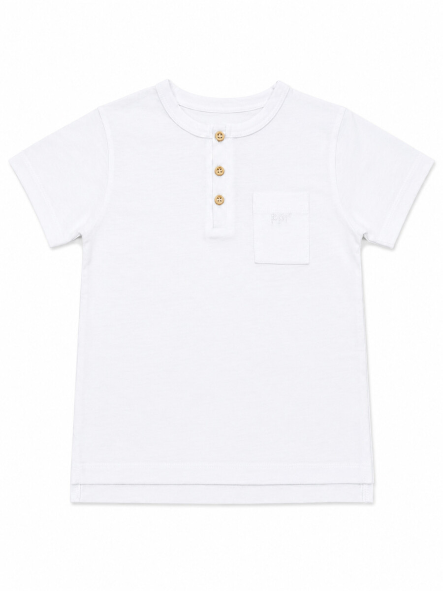 REMERA FELIPE BOY III - BLANCO. 