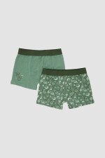 Pack x2 boxer marvel/disney Verde mili/esmeralda