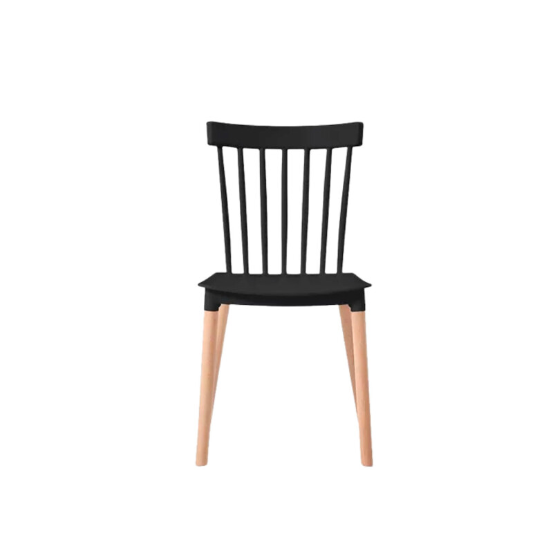 Silla Lizzy Lumax de comedor resistente Negro