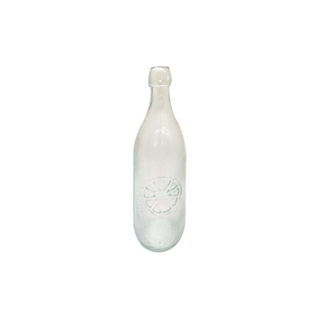 BOTELLA DE VIDRIO 1000ML 7,5X30CM Sin color