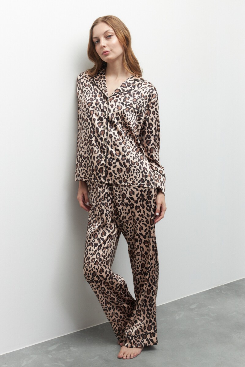 PANTALON CHARM - Animal Print 