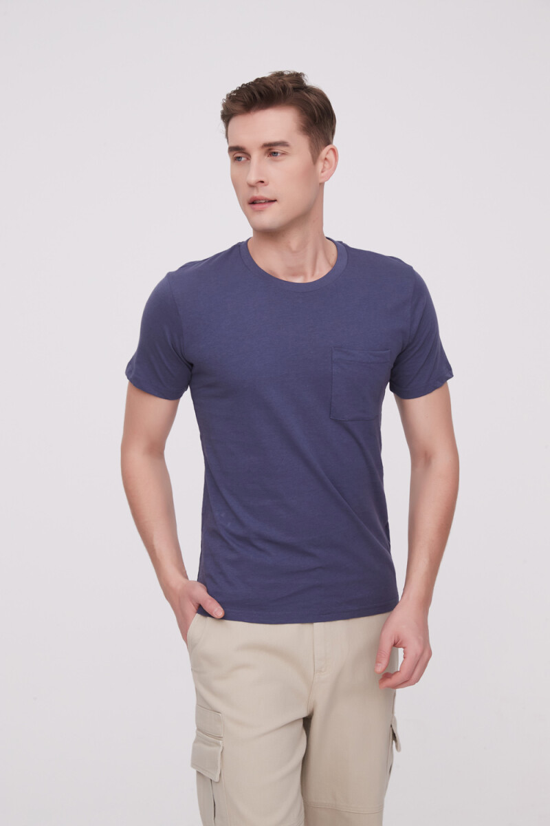Remera Acke - Azul Piedra 