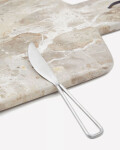 Set de tabla de cortar grande y cuchillo Suka de mármol beige Set de tabla de cortar grande y cuchillo Suka de mármol beige