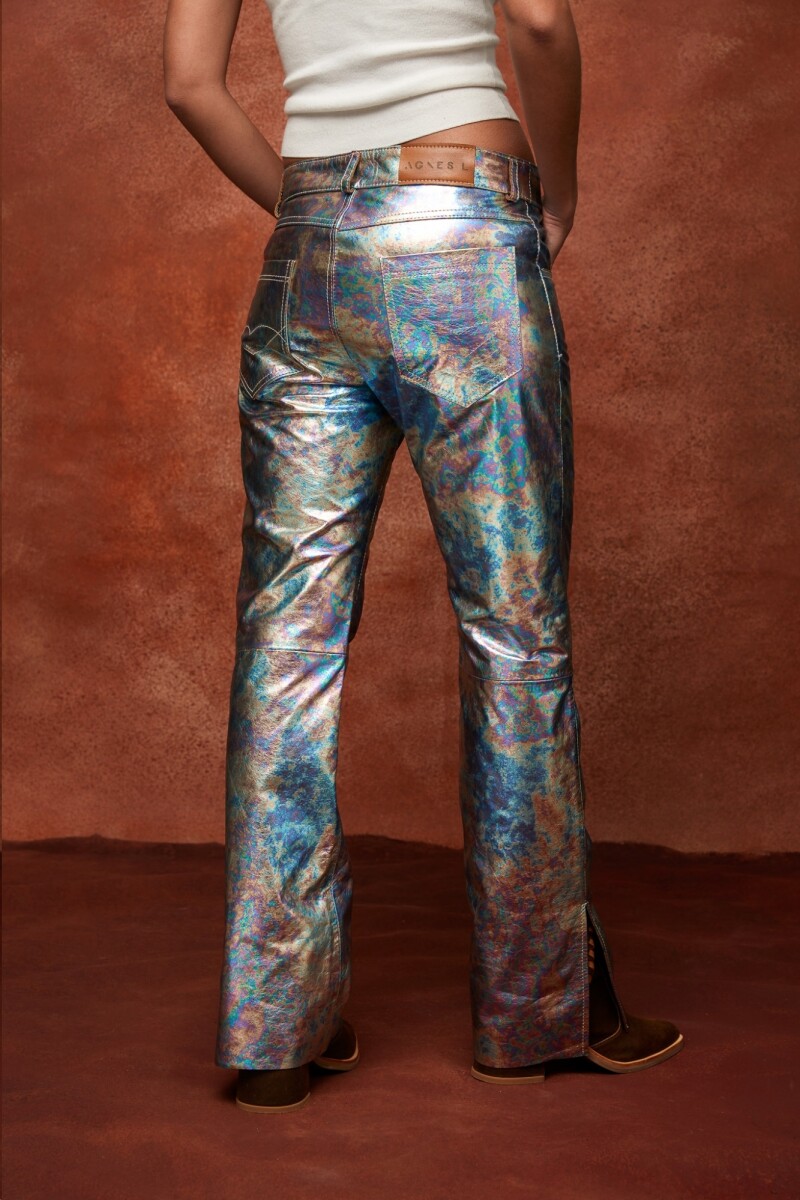 Leather Jeans Galácticos - Psicodélico 