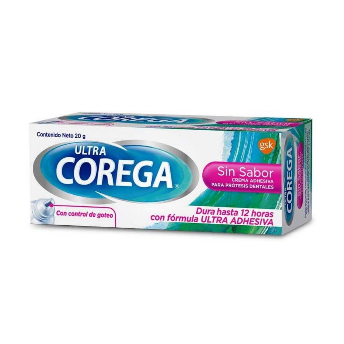 Ultra Corega Crema Sin Sabor 20 Grs. 