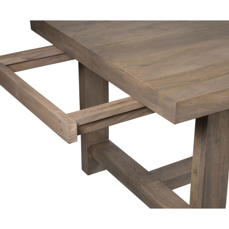 MESA DE COMEDOR PLEGABLE MADERA MARRON CAMPO