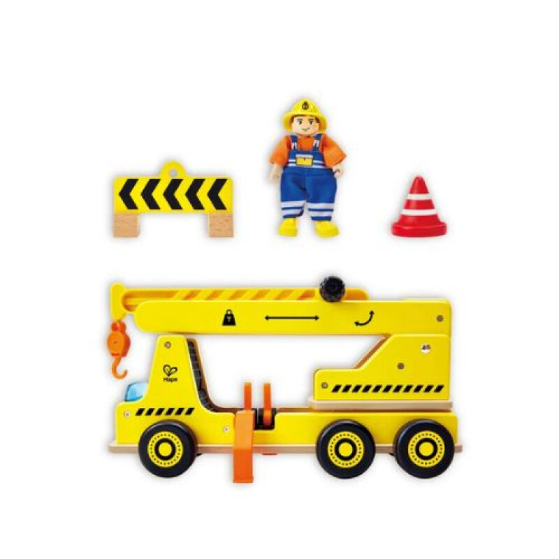 Set de Grúa Móvil y Construcción Camion Hape Set De Grúa Móvil Y Construcción Camion Hape